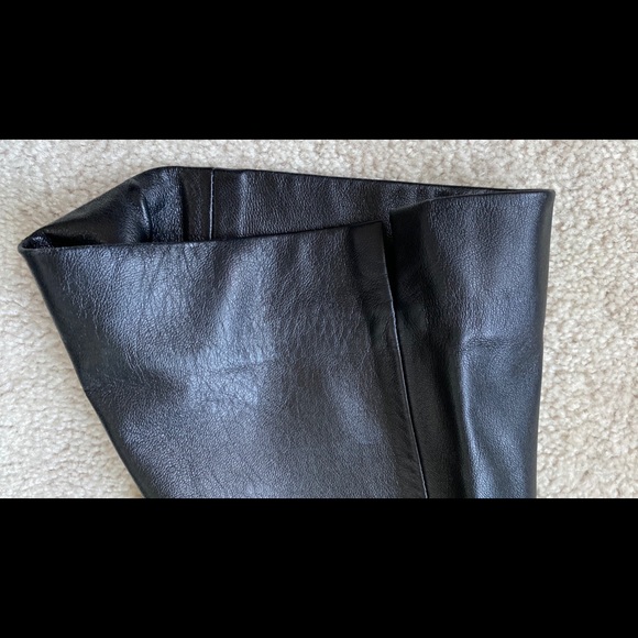 Black Leather Lambskin Pants by Neto Leather - Picture 9 of 14